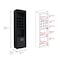 Tuhome Beijing Kava Bar Cabinet, Double Door, Two Shelves, Sixteen Built-in Wine Rack, Black MLW7884 - alternate 4